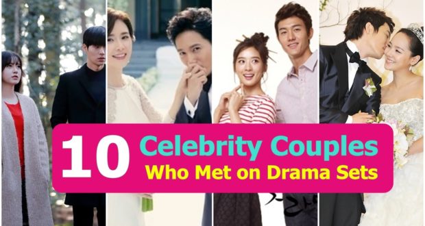 10 Korean Celebrity Couples Who Met on Drama Sets