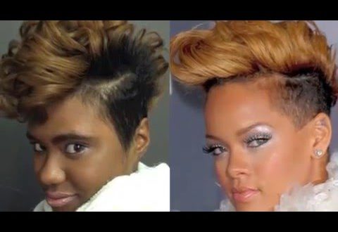 How to style a Rihanna inspired faux hawk – Celebrity Inspired Looks