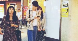 Newlywed celebrity couple Goo Hye Sun and Ahn Jae Hyun Spotted in Japan